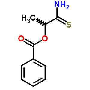 1-Carbamothioylethyl benzoate Structure,4917-74-2Structure