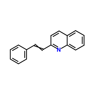 Quinoline,2-(2-phenylethenyl)- Structure,4945-26-0Structure