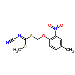 Methyl (4-methyl-2-nitrophenoxy)methyl cyanocarbonodithioimidate Structure,494763-18-7Structure