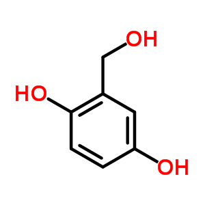 2,5-Dihydroxybenzyl alcohol Structure,495-08-9Structure