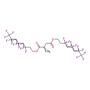 Bis(perfluorooctyl)itaconate Structure,49676-56-4Structure