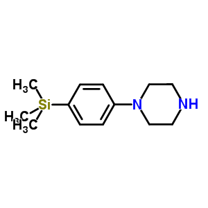 1-(4-Trimethylsilylphenyl)piperazine Structure,496808-09-4Structure