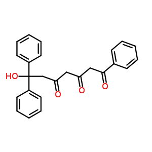 7-Hydroxy-1,7,7-triphenyl-heptane-1,3,5-trione Structure,4975-85-3Structure