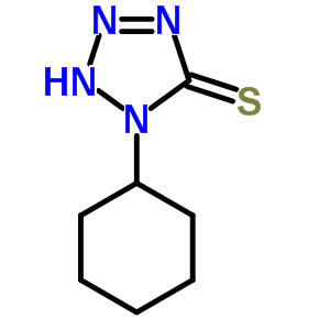 1-Cyclohexyl-1h-tetrazole-5-thiol Structure,49847-44-1Structure