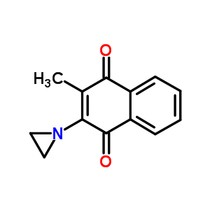 2-Aziridin-1-yl-3-methyl-naphthalene-1,4-dione Structure,49861-16-7Structure