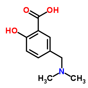 5-(Dimethylaminomethyl)-2-hydroxy-benzoic acid Structure,4995-99-7Structure