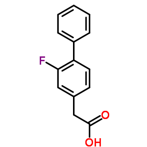 2-Fluorobiphenyl-4-acetic acid Structure,5001-96-7Structure