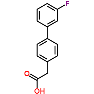 4-Biphenyl-3-fluoro-acetic acid Structure,5002-38-0Structure