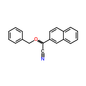 2-(Benzyloxy)-2-(2-naphthyl)acetonitrile Structure,500372-25-8Structure