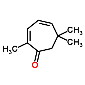 2,6,6-Trimethyl-2,4-cycloheptadien-1-one Structure,503-93-5Structure