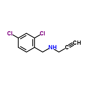 N-(2,4-dichlorobenzyl)prop-2-yn-1-amine Structure,5031-76-5Structure