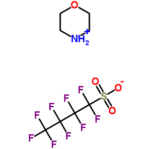 N-morpholinium nonafluorobutanesulfonate Structure,503155-89-3Structure