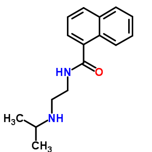 N-[2-(isopropylamino)ethyl ]-1-naphthalenecarboxamide Structure,50341-63-4Structure