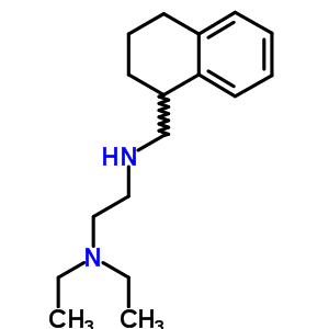 N,n-diethyl-n’-[(1,2,3,4-tetrahydronaphthalen-1-yl)methyl ]-1,2-ethanediamine Structure,50341-78-1Structure