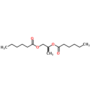 Propylene glycol dicaproate Structure,50343-36-7Structure