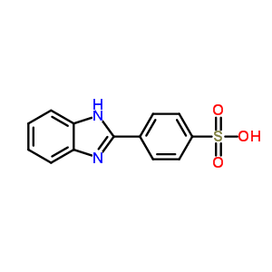 4-(1H-benzoimidazol-2-yl)benzenesulfonic acid Structure,50343-57-2Structure