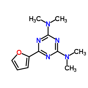 6-(2-Furanyl)-n,n,n’,n’-tetramethyl-1,3,5-triazine-2,4-diamine Structure,50372-47-9Structure