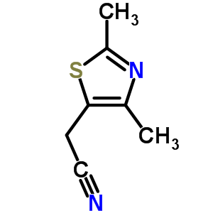 2,4-Dimethyl-5-thiazoleacetonitrile Structure,50382-35-9Structure