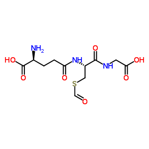 2-Amino-5-[1-(carboxymethylcarbamoyl)-2-formylsulfanyl-ethyl ]amino-5-oxo-pentanoic acid Structure,50409-81-9Structure