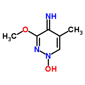 4-Pyridazinamine,3-methoxy-5-methyl-,1-oxide Structure,50450-91-4Structure