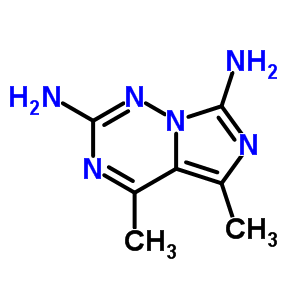 4,5-Dimethylimidazo[5,1-f][1,2,4]triazine-2,7-diamine Structure,50473-86-4Structure