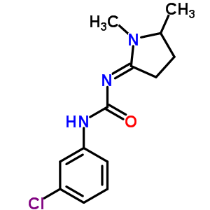 1-(M-chlorophenyl)-3-(1,5-dimethylpyrrolidin-2-ylidene)urea Structure,50529-36-7Structure