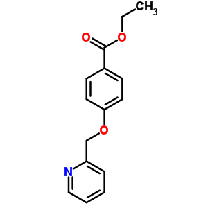 Ethyl 4-(pyridin-2-ylmethoxy)benzoate Structure,50596-38-8Structure