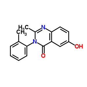 6-Hydroxy-2-methyl-3-(2-methylphenyl)quinazolin-4(3h)-one Structure,5060-51-5Structure