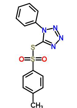 5-(4-Methylphenyl)sulfonylsulfanyl-1-phenyl-tetrazole Structure,50623-01-3Structure