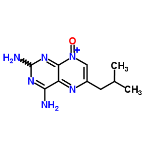 2,4-Pteridinediamine,6-(2-methylpropyl)-, 8-oxide Structure,50627-27-5Structure