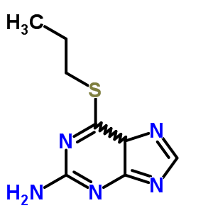 6-Propylsulfanyl-5h-purin-2-amine Structure,5069-80-7Structure