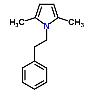 2,5-Dimethyl-1-phenethyl-1H-pyrrole Structure,50691-34-4Structure