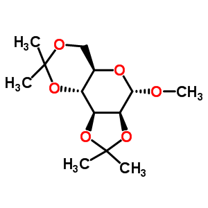 Methyl-2,3:4,6-di-o-isopropylidene-d-mannopyranoside Structure,50705-56-1Structure