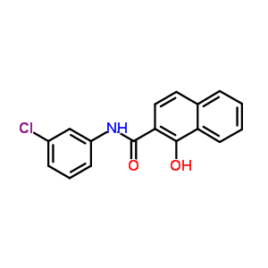 N-(3-chlorophenyl)-1-hydroxy-naphthalene-2-carboxamide Structure,50729-11-8Structure