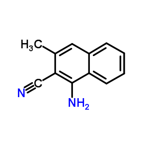 1-Amino-3-methyl-naphthalene-2-carbonitrile Structure,50870-06-9Structure