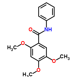 N-phenyl-2,4,5-trimethoxybenzamide Structure,50879-52-2Structure