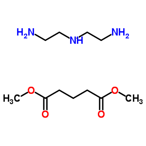 Pentanedioic acid, dimethyl ester, polymer with n-(2-aminoethyl)-1,2-ethanediamine Structure,50883-96-0Structure