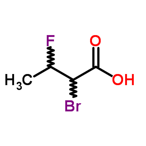 Butanoicacid, 2-bromo-3-fluoro- Structure,50884-93-0Structure