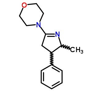 Morpholine,4-(3,4-dihydro-2-methyl-3-phenyl-2h-pyrrol-5-yl)- Structure,50901-95-6Structure