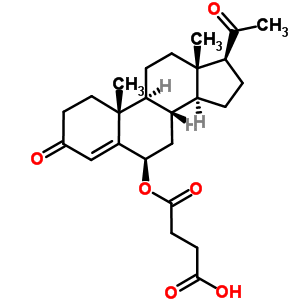 Progesterone 6-hemisuccinate Structure,50909-93-8Structure