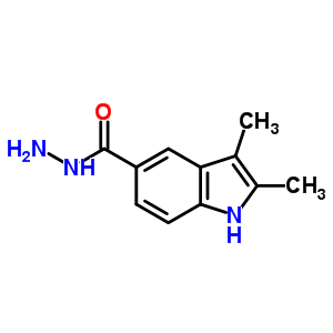 2,3-Dimethyl-1H-indole-5-carboxylic acid hydrazide Structure,5094-42-8Structure