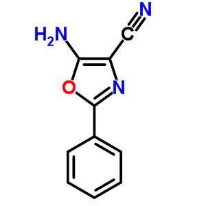 5-Amino-2-phenyl-1,3-oxazole-4-carbonitrile Structure,5098-18-0Structure