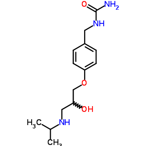 [[4-[2-Hydroxy-3-(isopropylamino)propoxy]phenyl ]methyl ]urea Structure,50992-77-3Structure