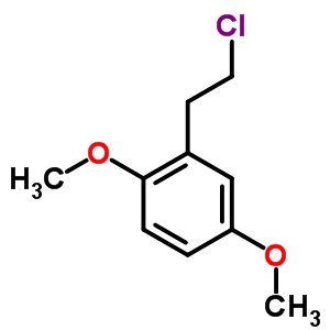 Benzene,2-(2-chloroethyl)-1,4-dimethoxy- Structure,51016-50-3Structure