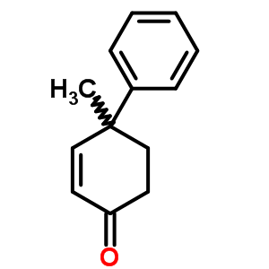 4-Methyl-4-phenyl-cyclohex-2-en-1-one Structure,51020-13-4Structure