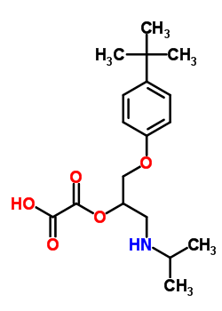 1-(Isopropylamino)-3-(4-tert-butylphenoxy)-2-propanol hydrogen oxalate Structure,51023-57-5Structure