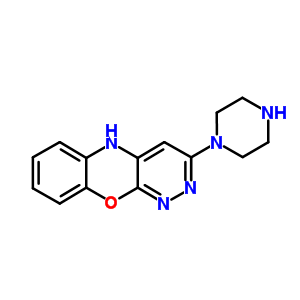 3-(1-Piperazinyl )-5H-pyridazino[3,4-b][1,4]benzoxazine Structure,51026-19-8Structure