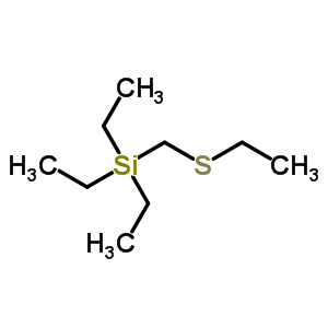 Ethyl (triethylsilylmethyl) sulfide Structure,51042-03-6Structure