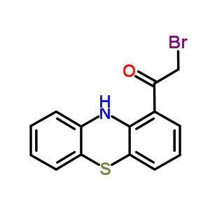 Ethanone,2-bromo-1-(10h-phenothiazin-1-yl)- Structure,51043-53-9Structure