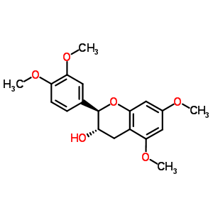 2α-(3,4-dimethoxyphenyl)-5,7-dimethoxy-3,4-dihydro-2h-1-benzopyran-3β-ol Structure,51079-25-5Structure